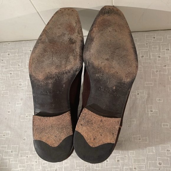 Paul Smith Chocolate Brown Suede Chelsea Slip On Boots Size Mens 7 Unisex main image 12